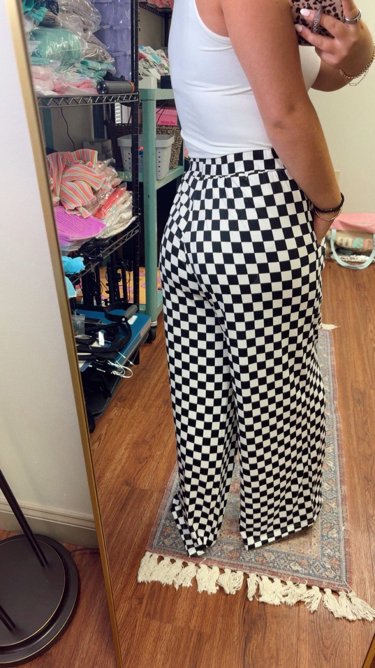 Checkmate Pants- Black