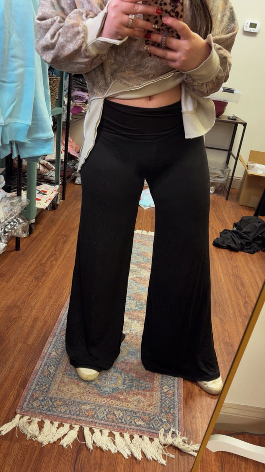 Cozy Butter Soft Fold Over Pants