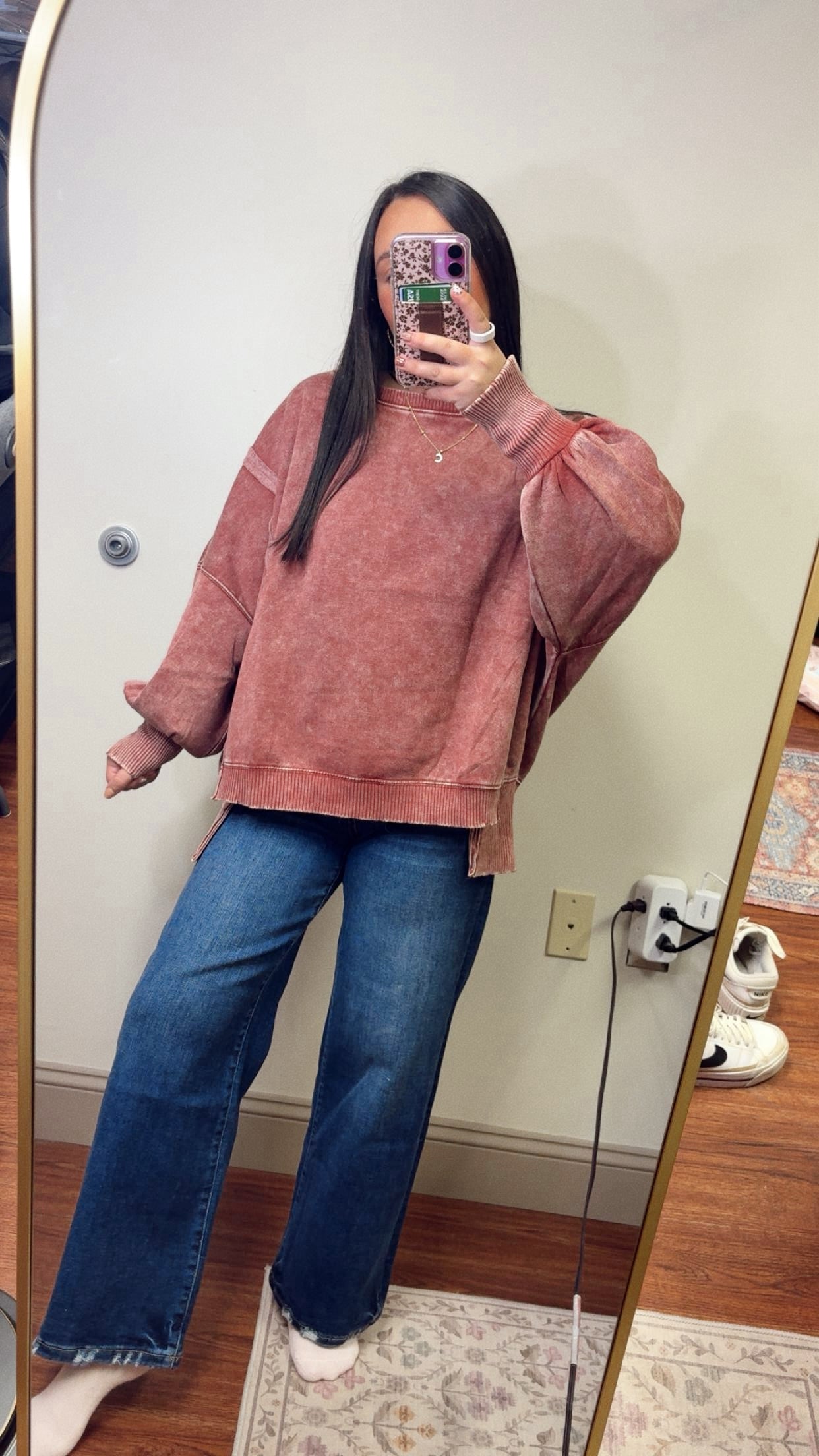 October Mornings Sweatshirt - Dark Rust