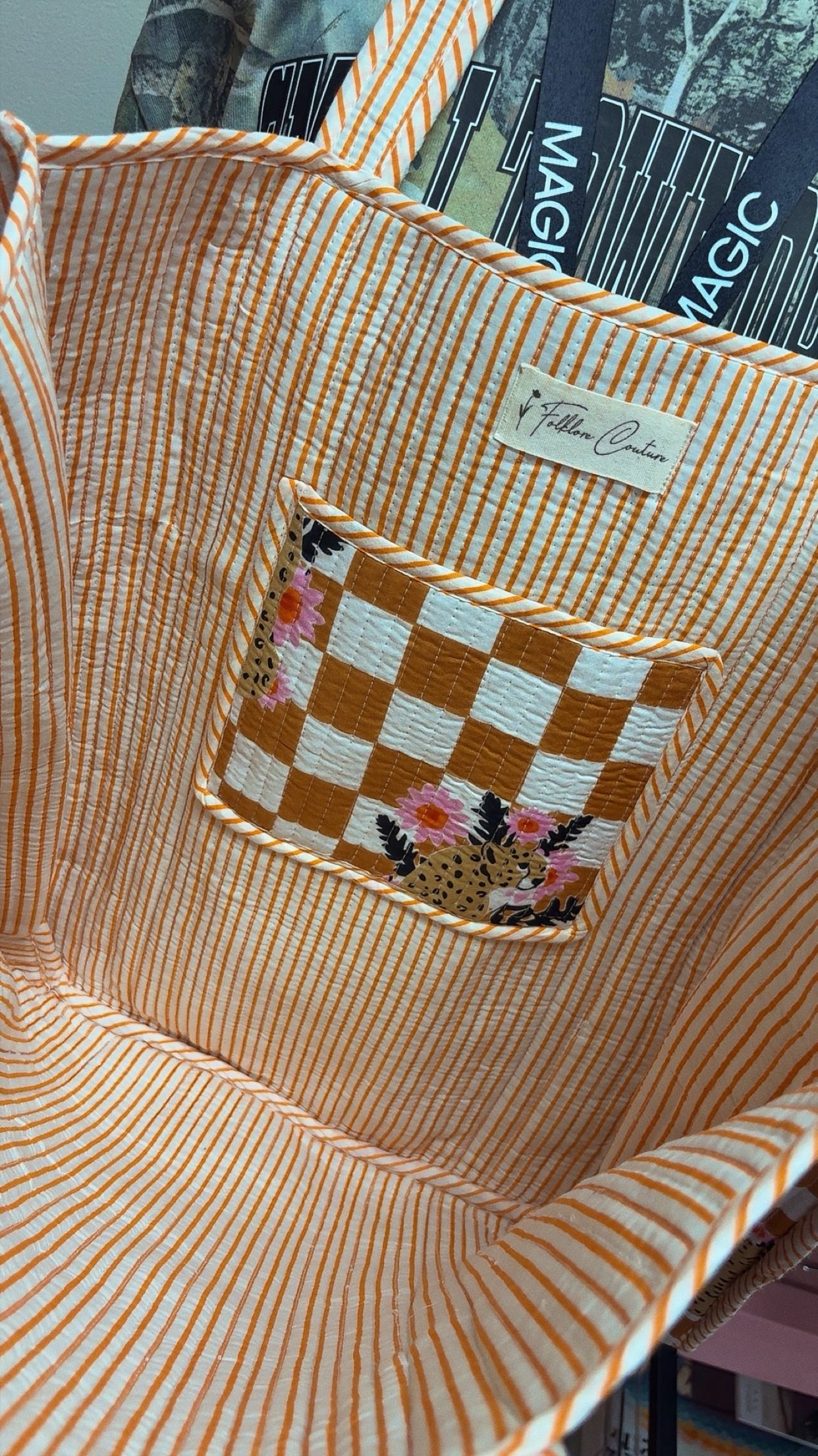 Hand Quilted Oversized Tote Bags