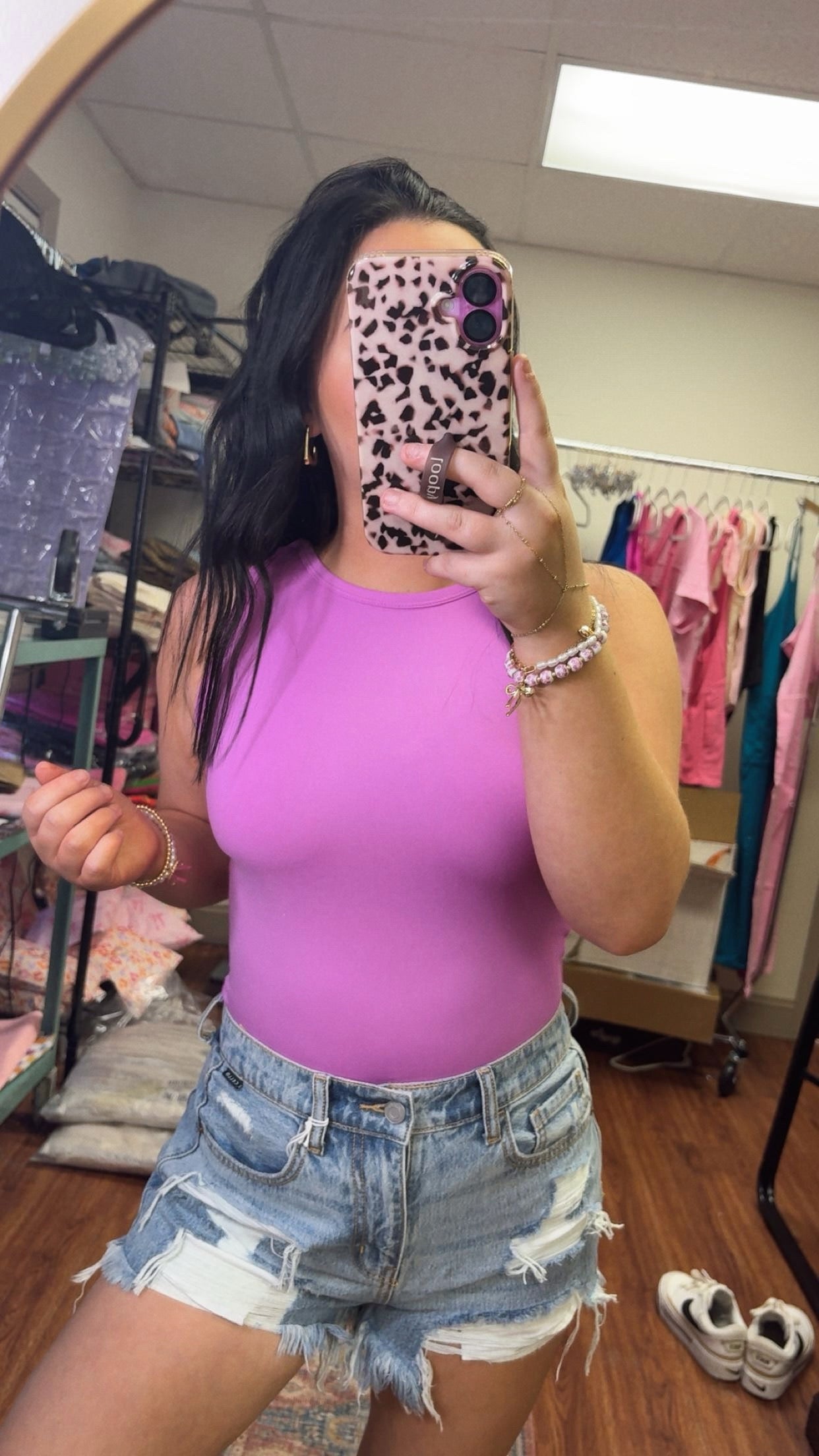 Stylish Gal Bodysuit- Mauve
