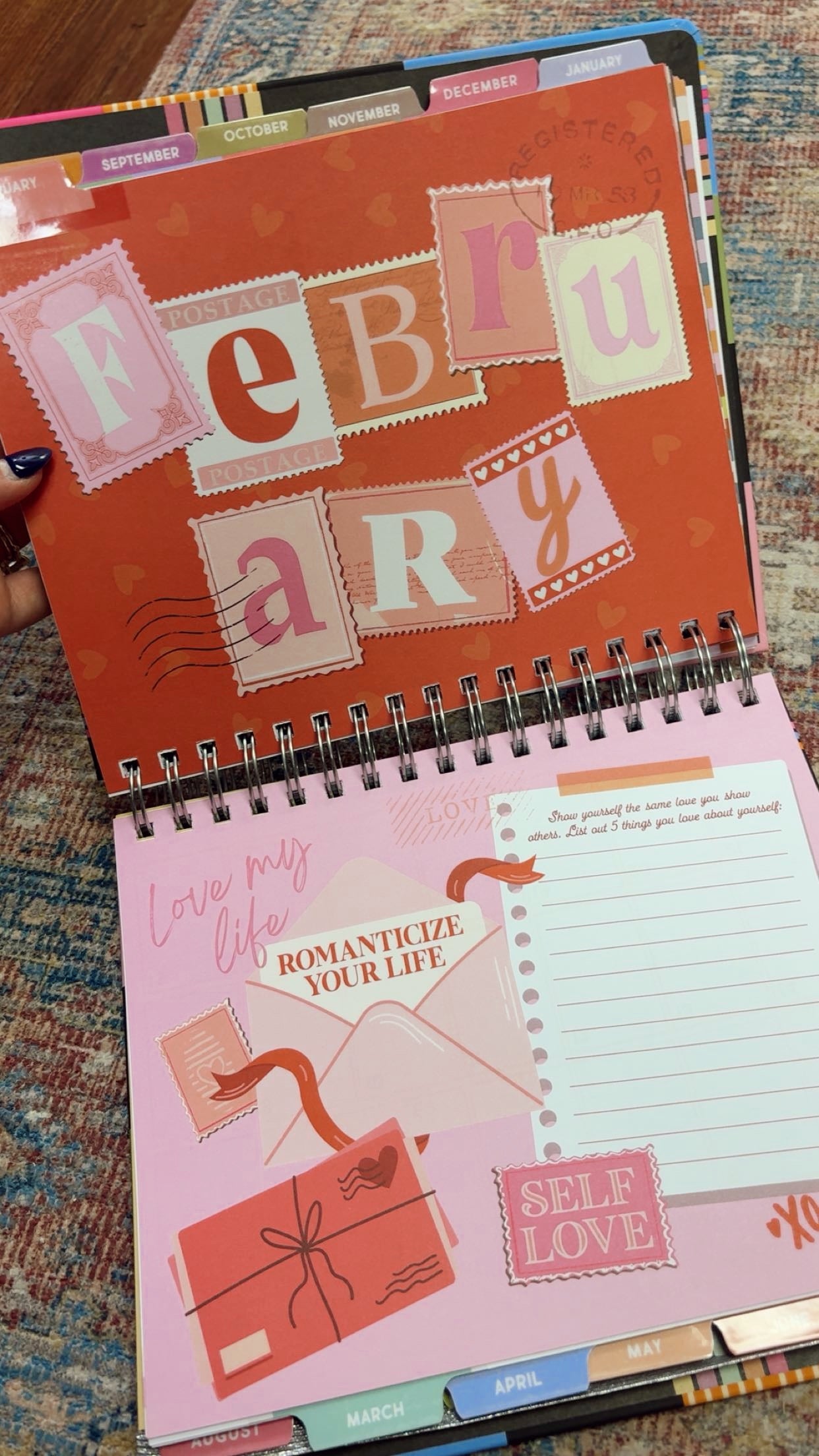 Girly Pop 17 Month Planner