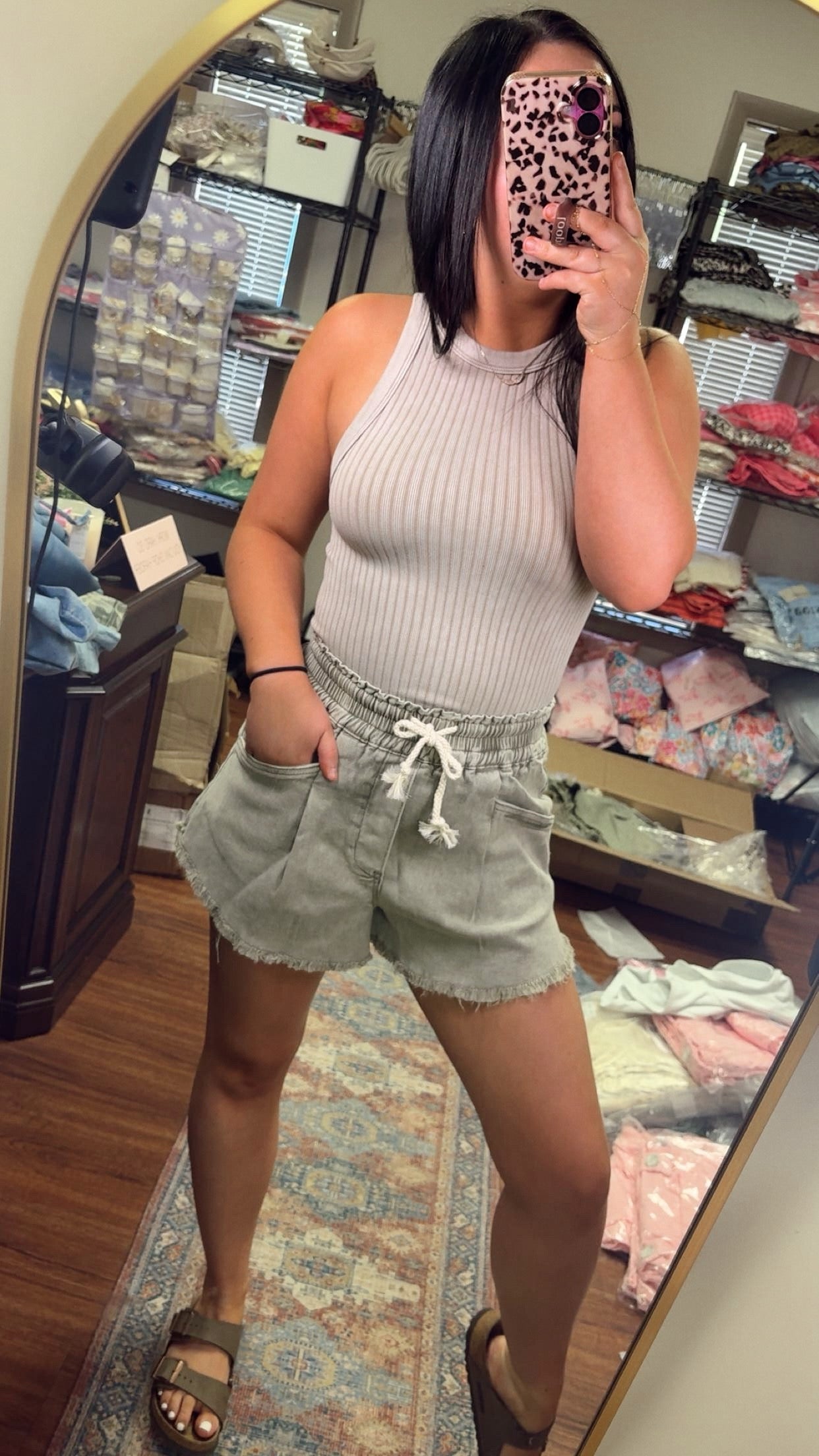 Onto Better Things Denim Shorts