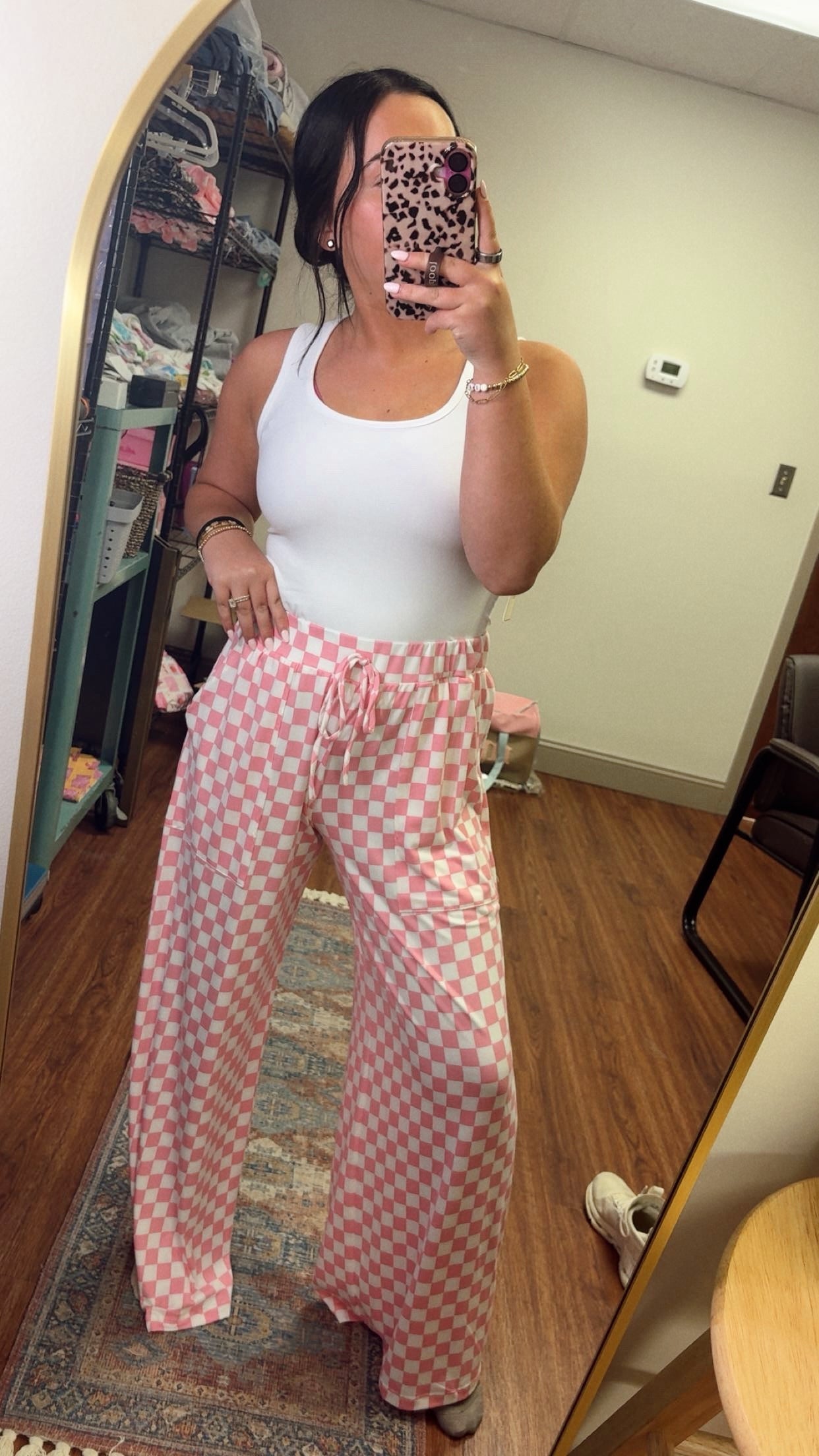 Checkmate Pants- Pink