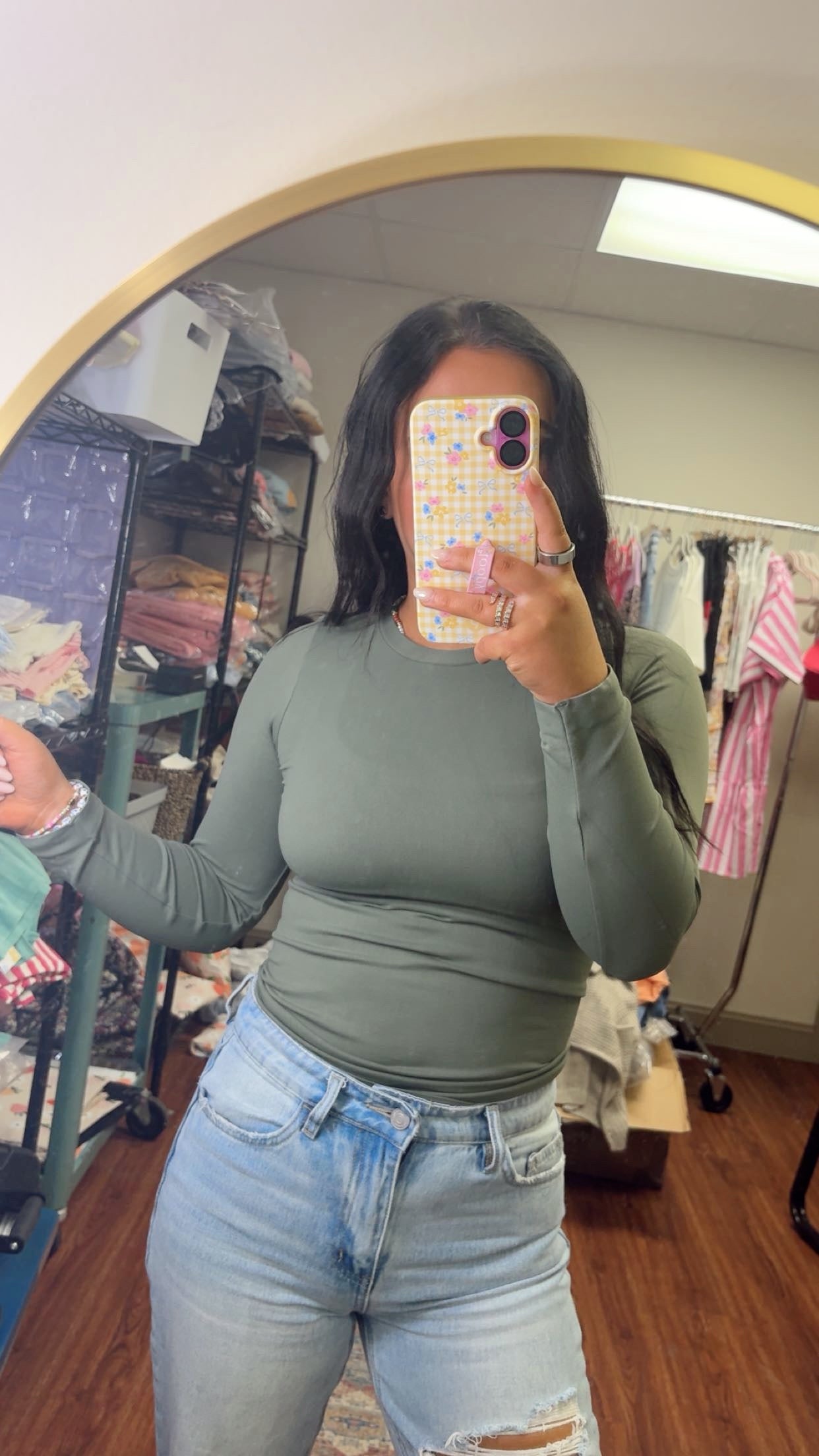 Slim & Shape Long Sleeve- Olive