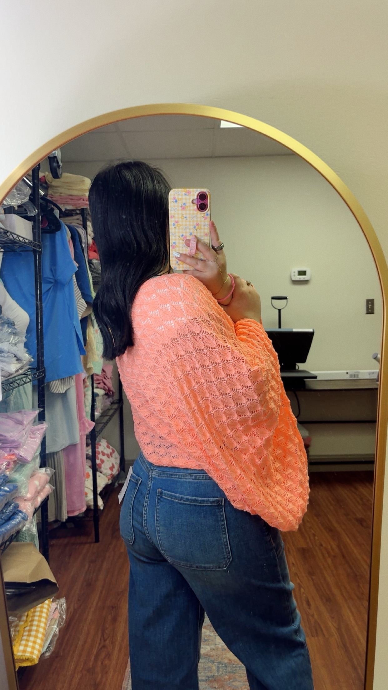 Just Peachy Bell Sleeve Top