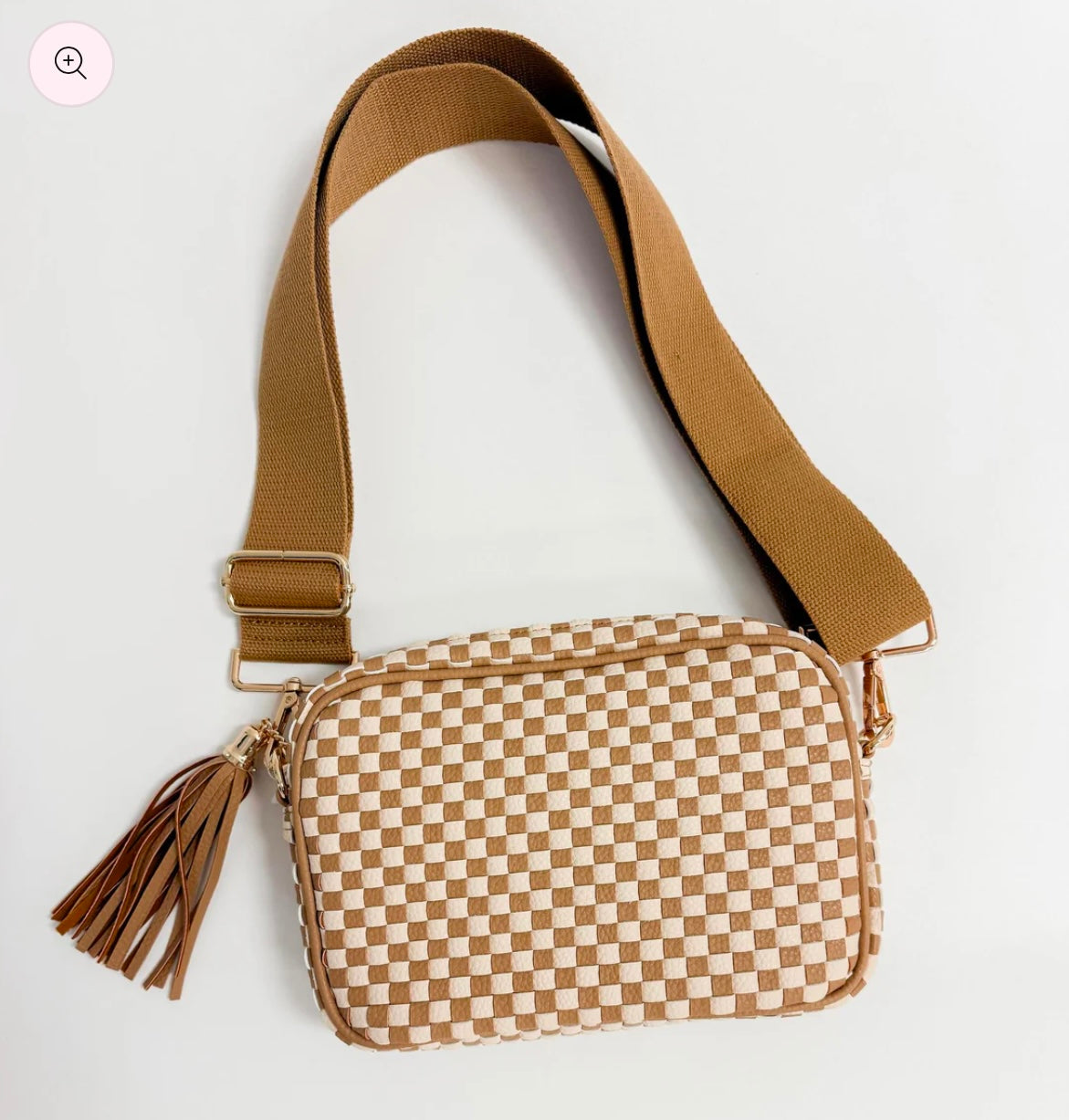 Woven Crossbody Bag