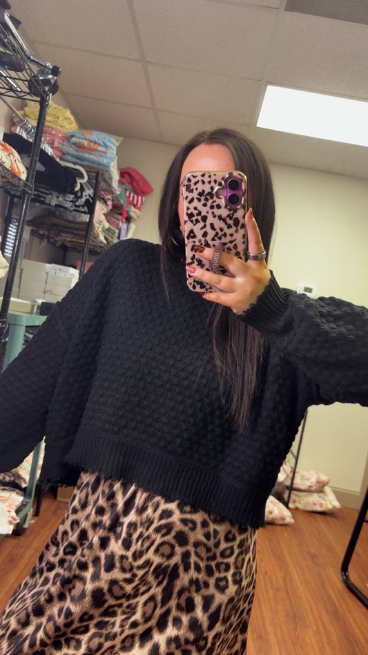 Closet Staple Black Sweater