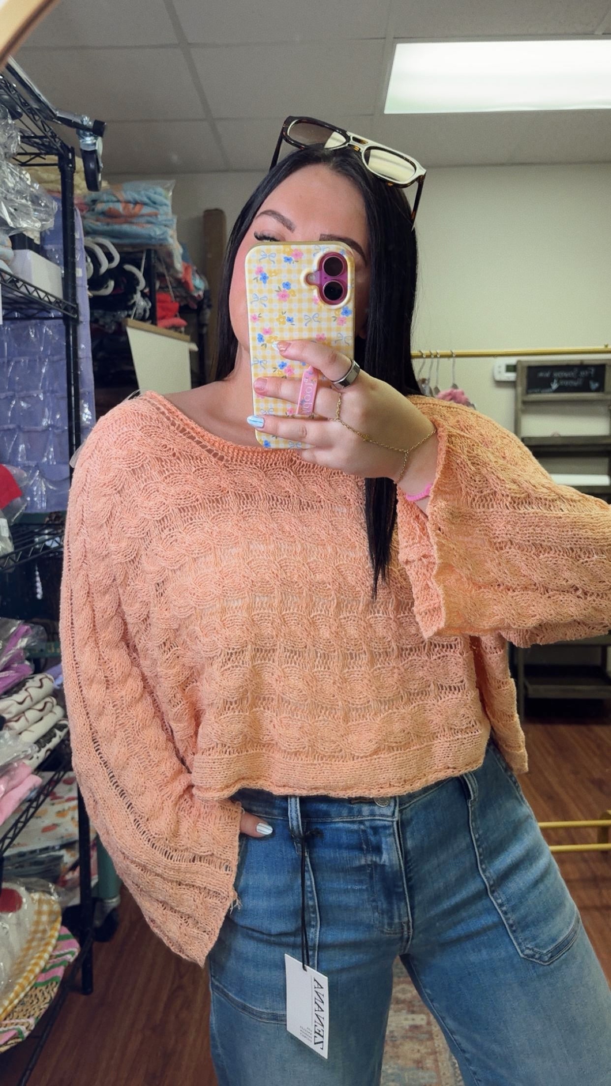Apricot POL Sweater