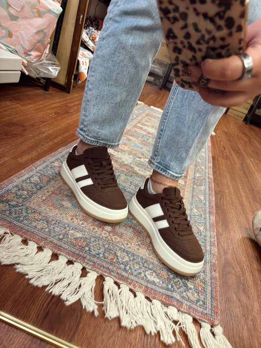 Chocolate Brown Sneakers