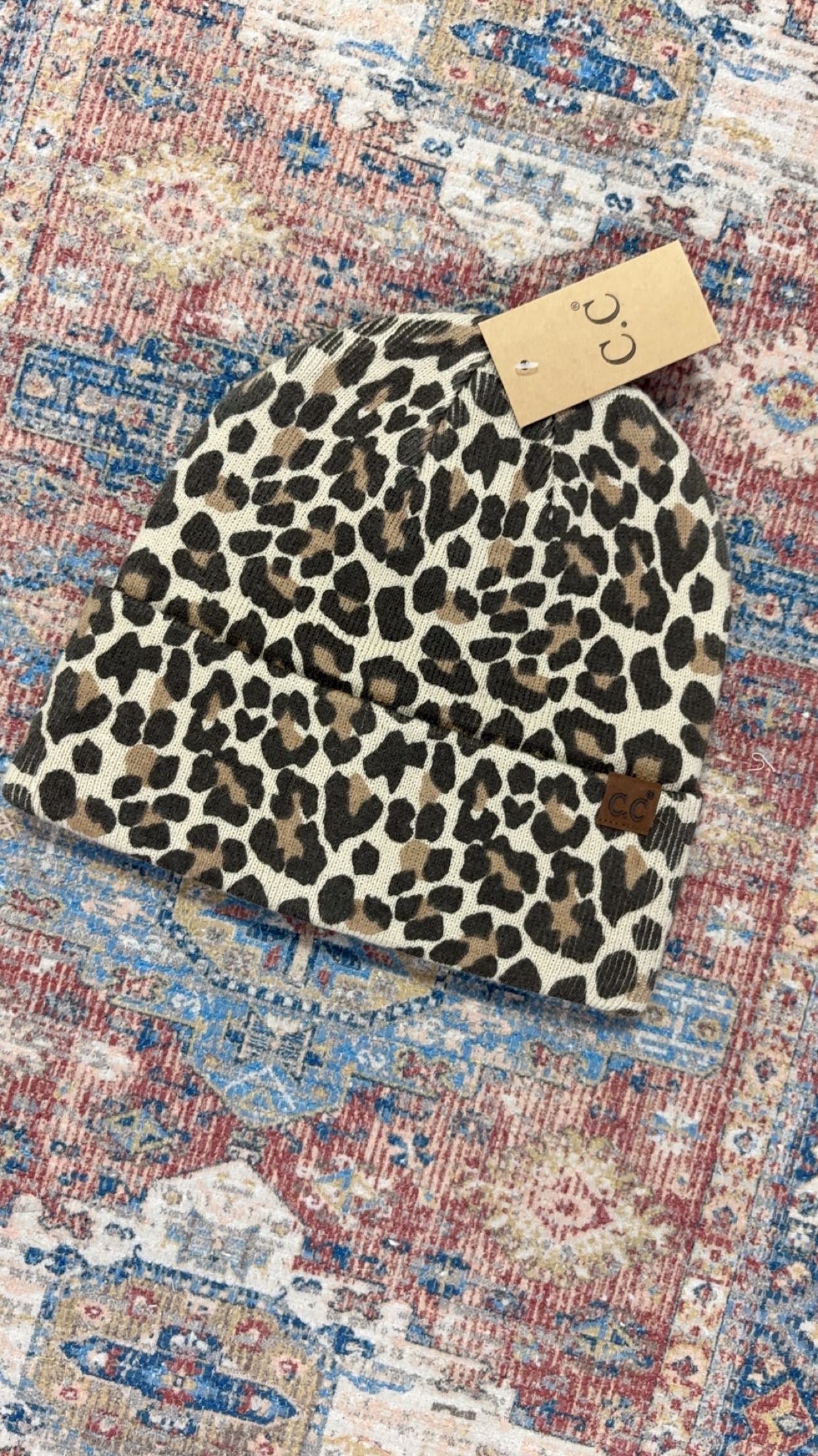 Leopard CC Beanie
