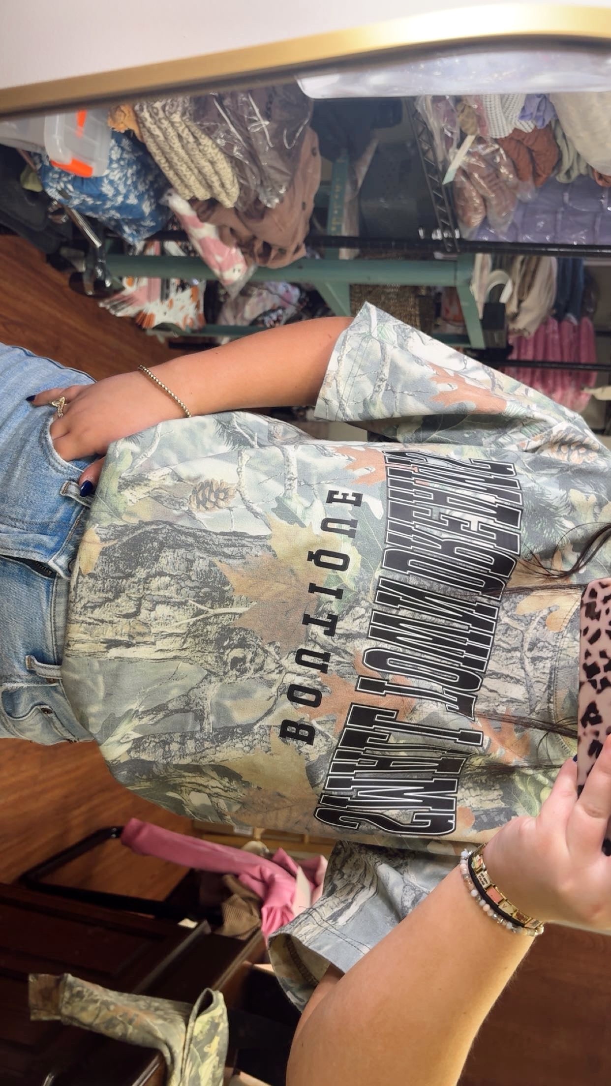 Small Town Dreams Camo Tee