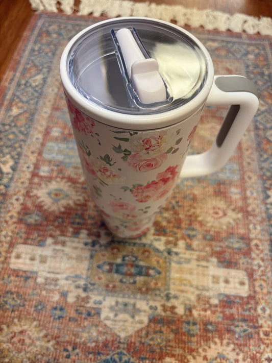 Floral Blooms 40oz Tumbler