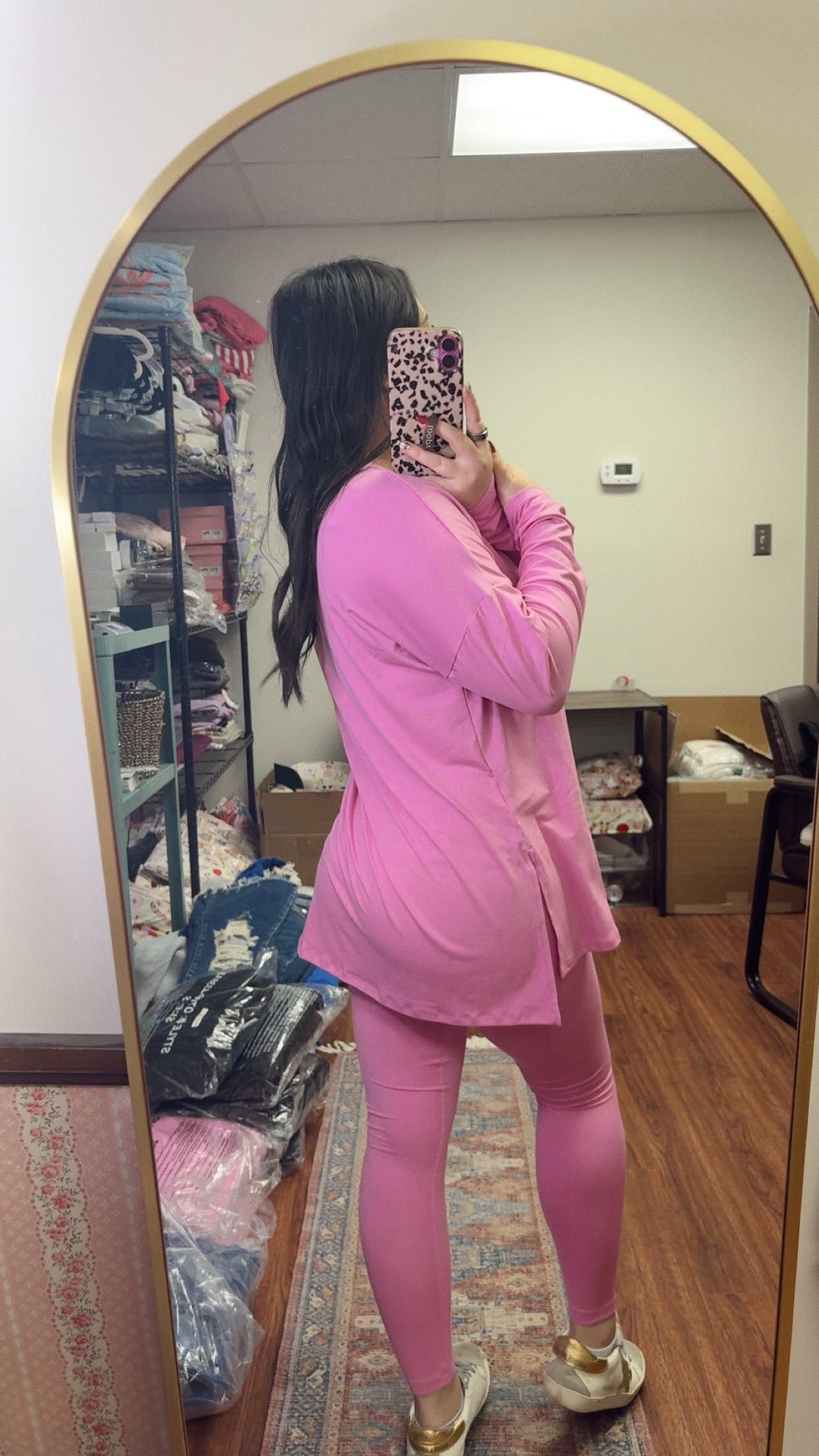 Timeless Long Sleeve Set- Pink