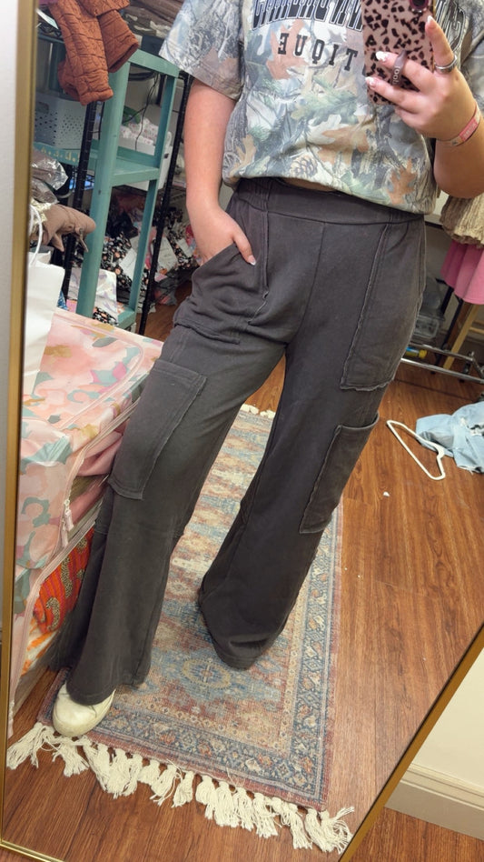 Comfort Is Key Sweatpants- Brownish Gray