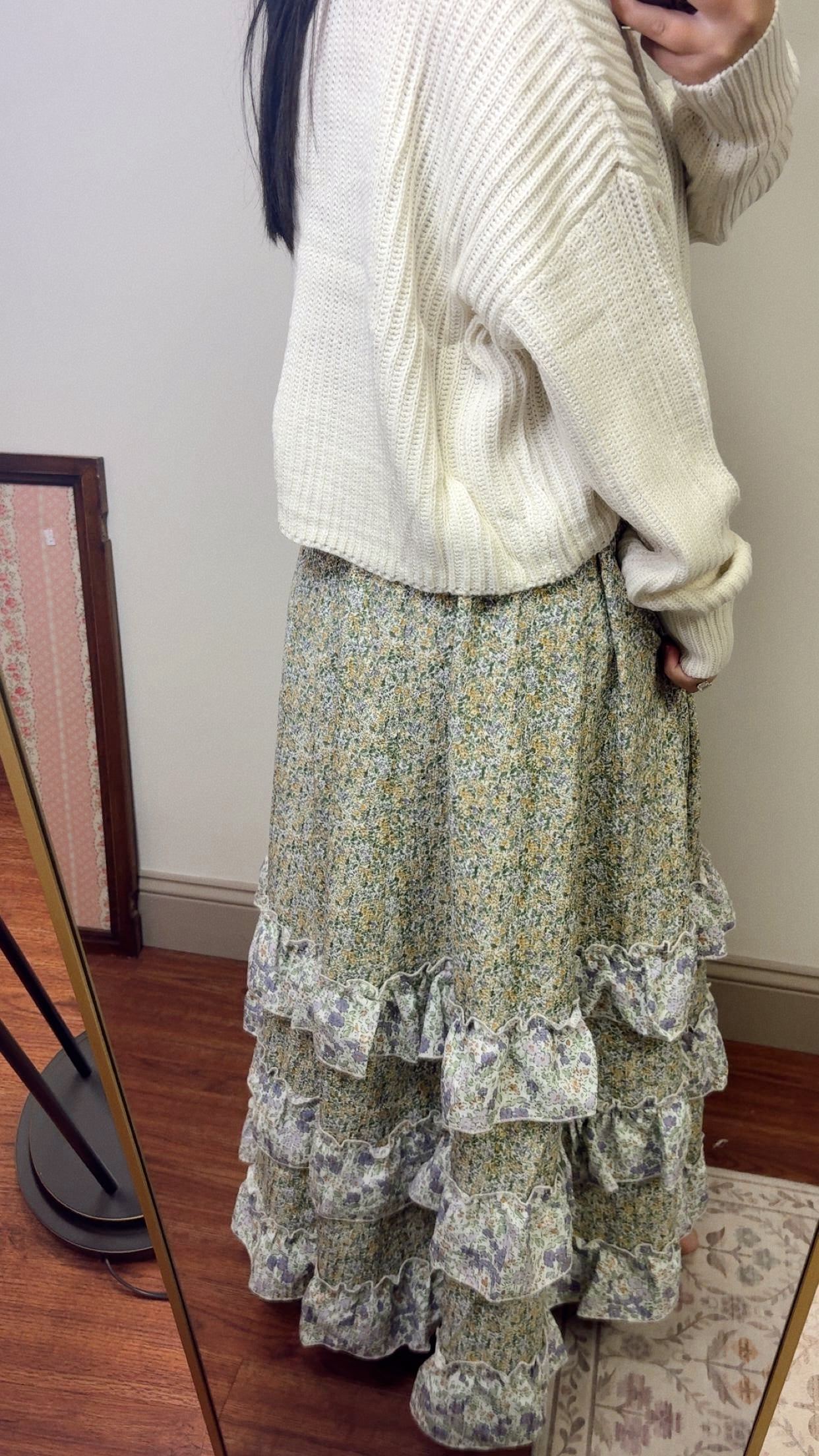 Autumn Garden Maxi Skirt