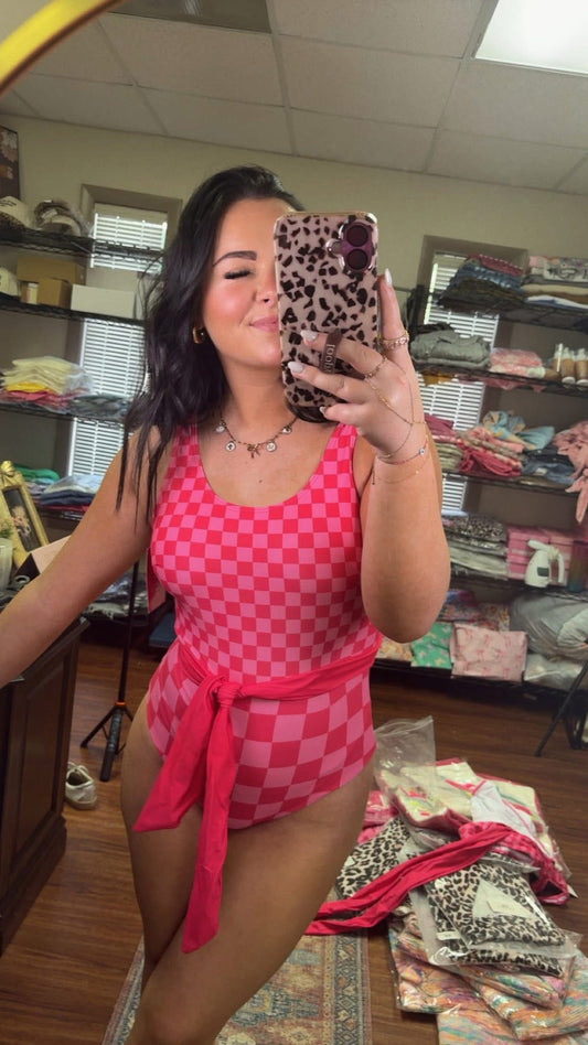 Checker Swimsuit