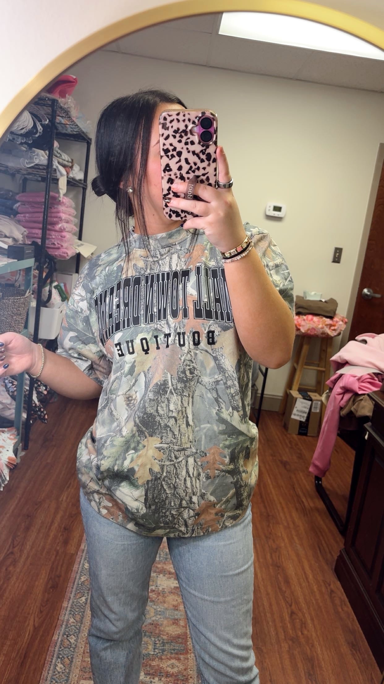 Small Town Dreams Camo Tee