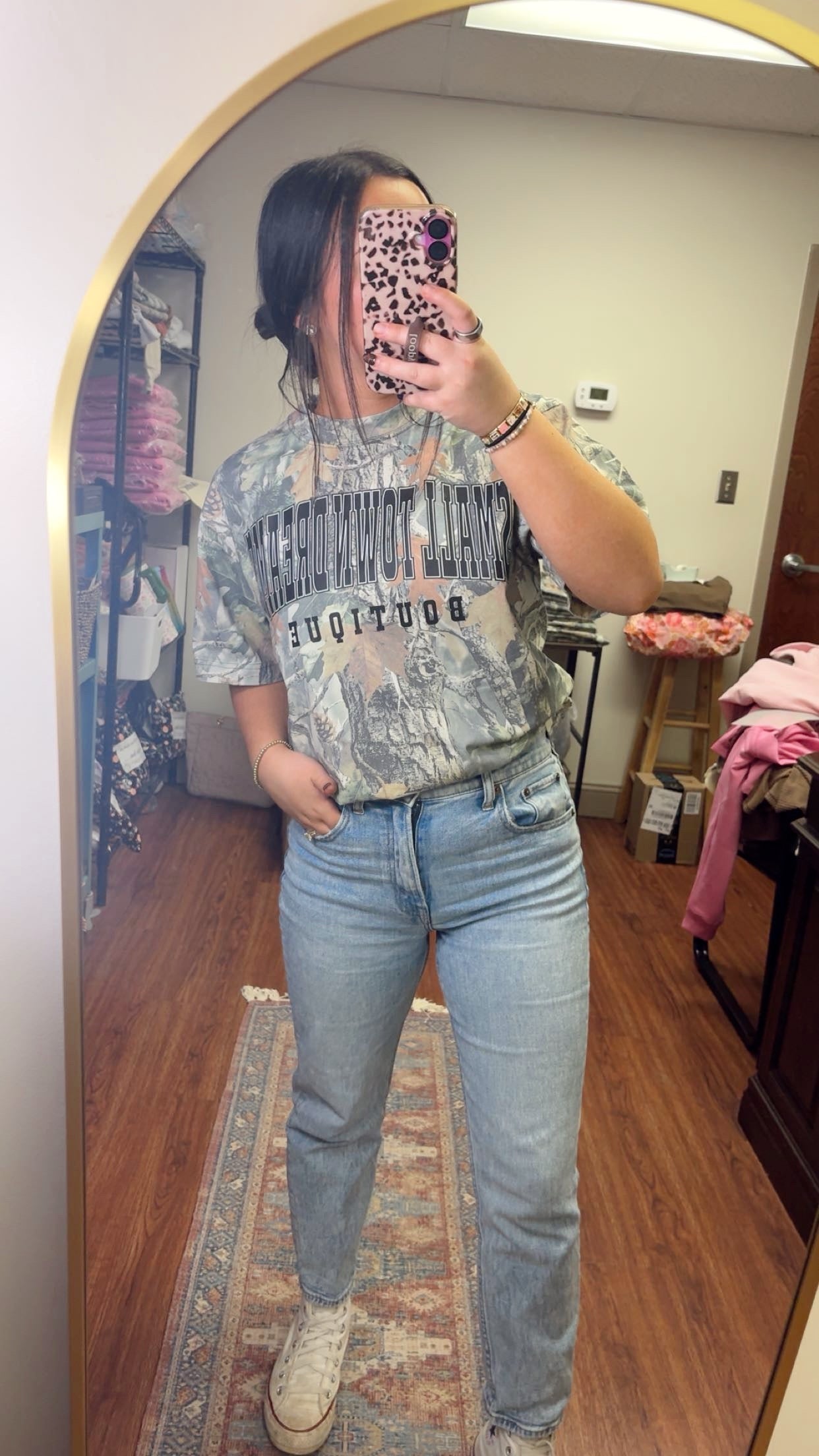 Small Town Dreams Camo Tee