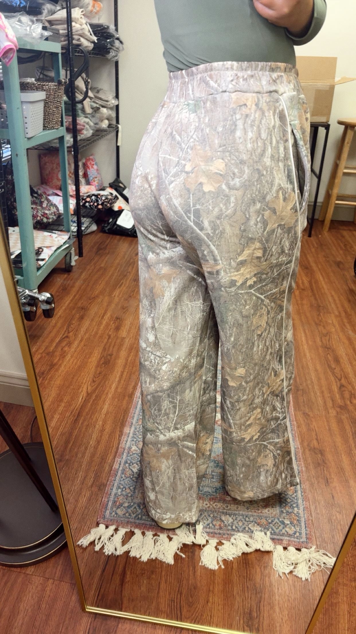 Camo Wide Leg Sweatpants