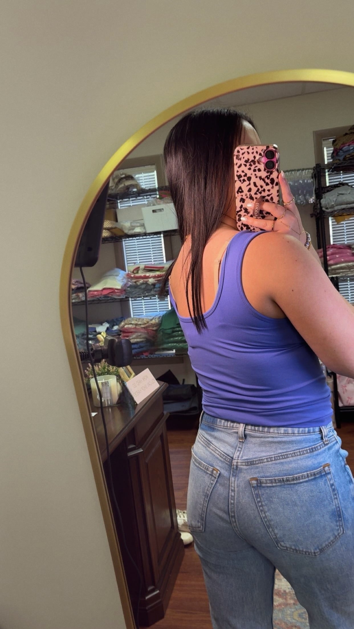 Slim And Shape Reversible Tank- Periwinkle