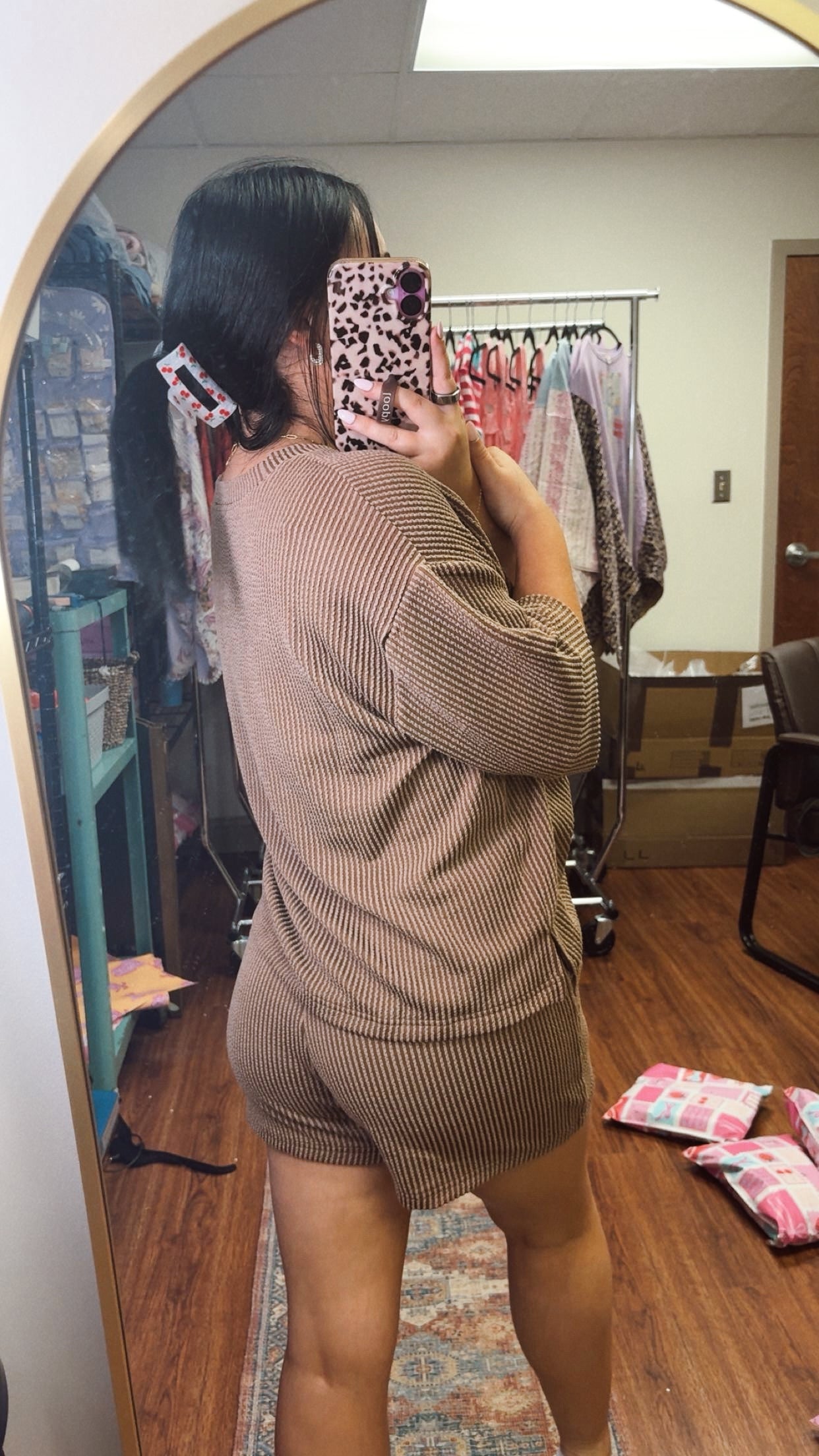 All About Comfort Ribbed Set- Mocha
