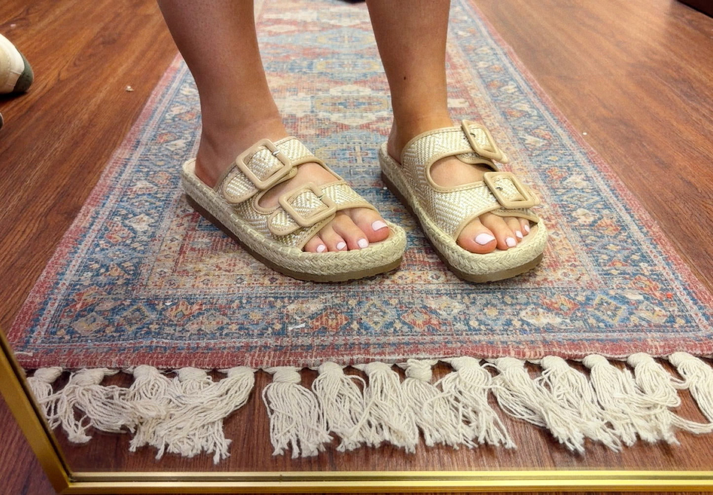Beachy Nude Sandals