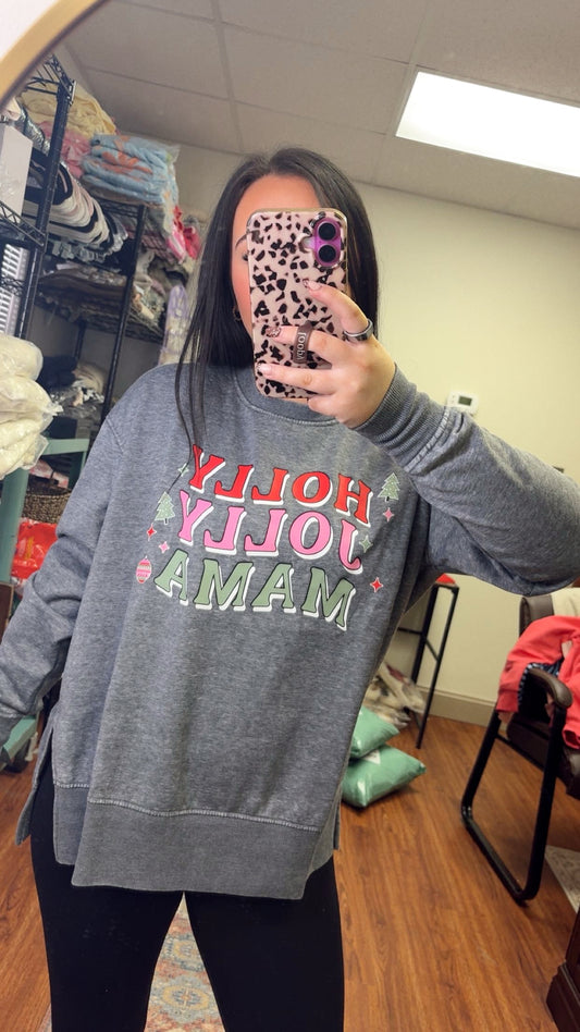Holly Jolly Mama Crewneck