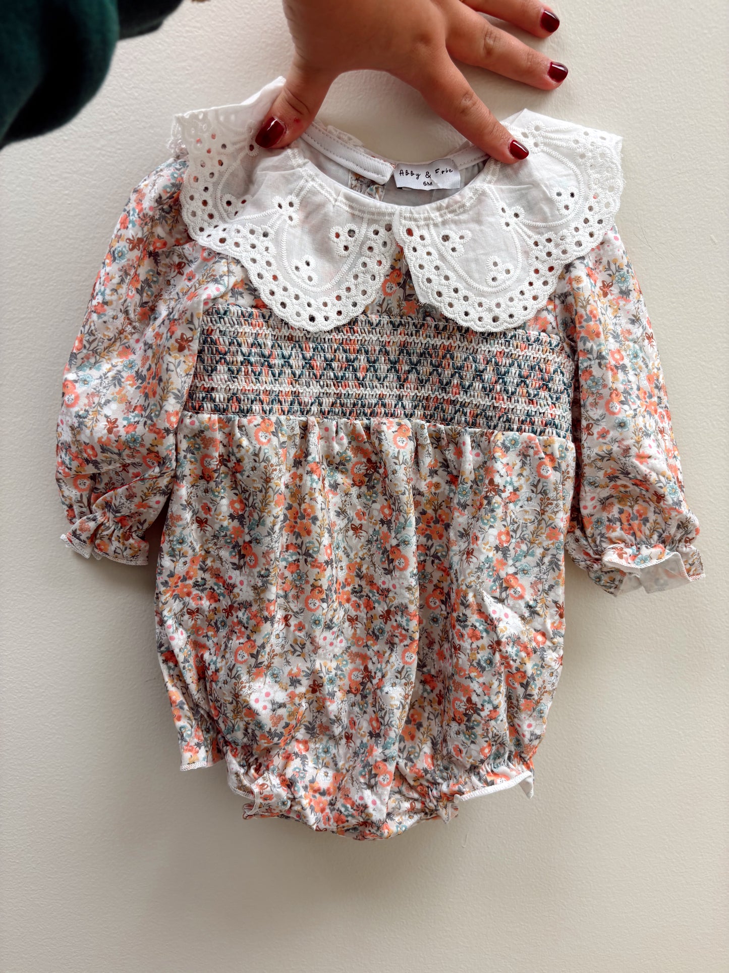 Floral Smocked Bubble