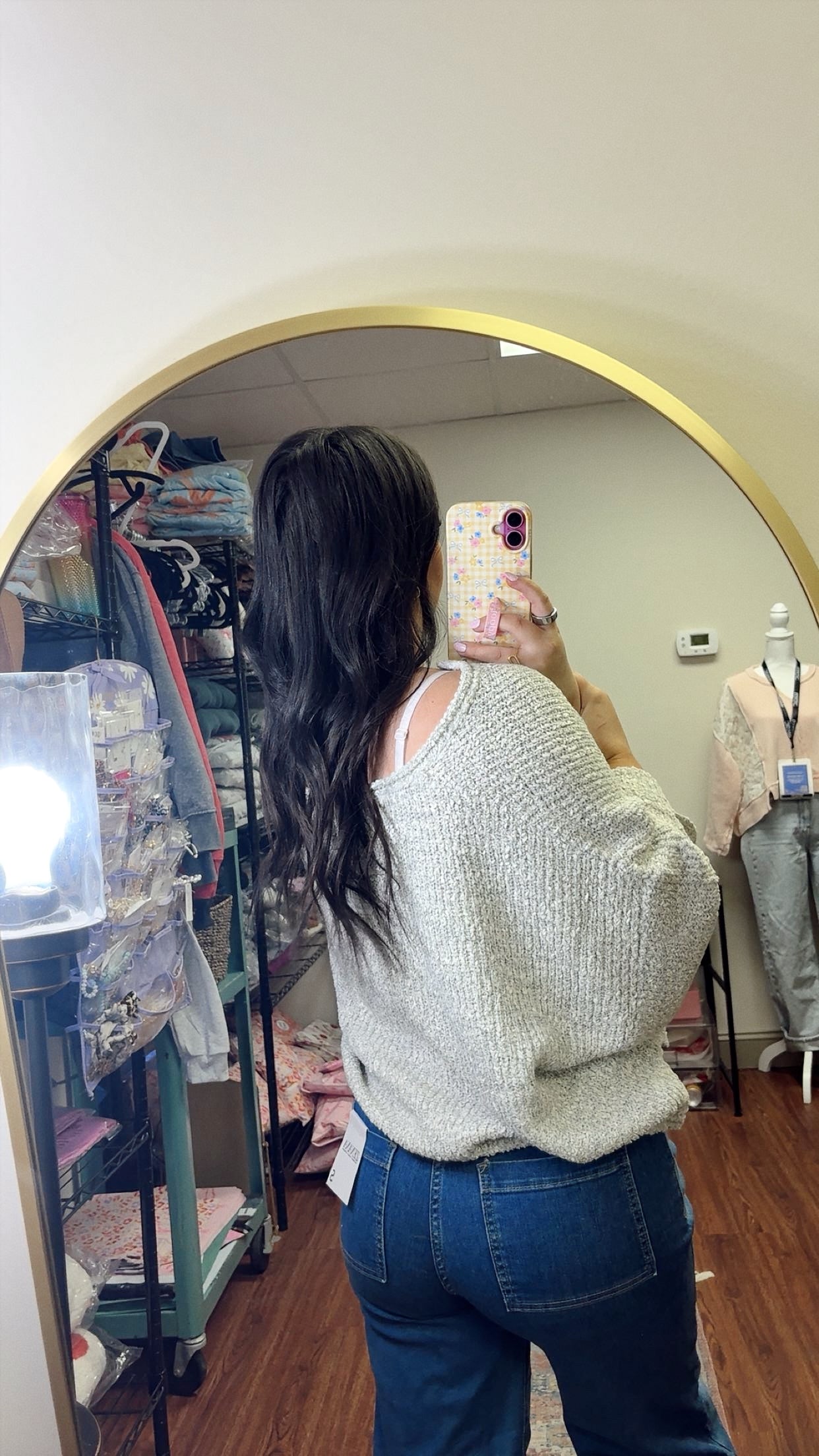 Isabella Sweater- Heather Gray