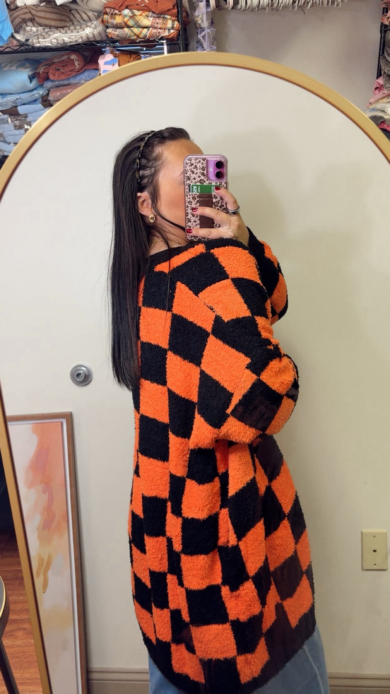 Cloud Cardigan - Checker