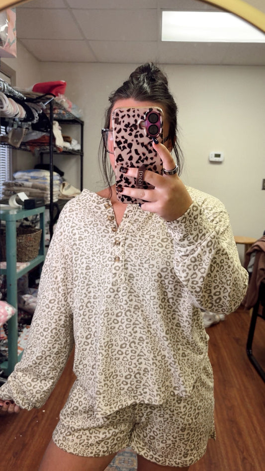 Comfort In Chaos Leopard Set