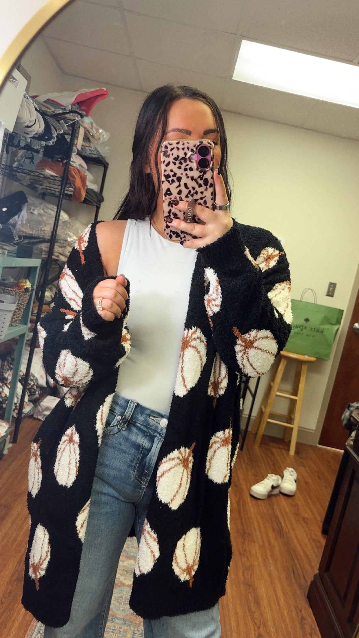 Cloud Cardigan- Pumpkins