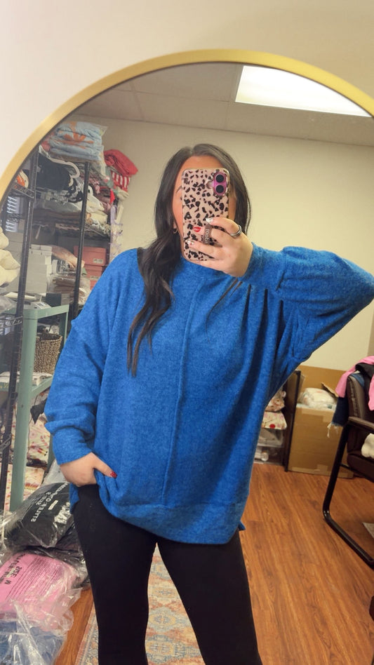 Winter Chill Top- Blue