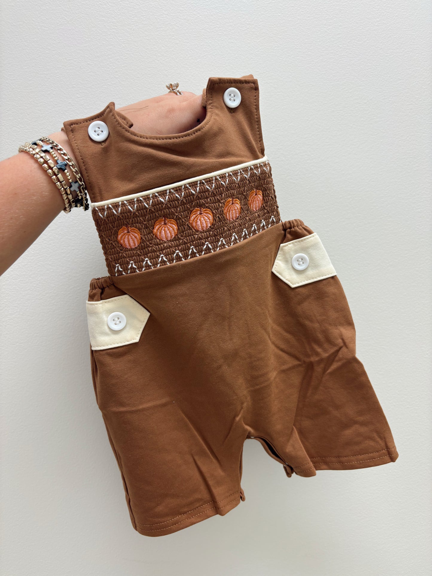 Pumpkin Smocked Jon Jon