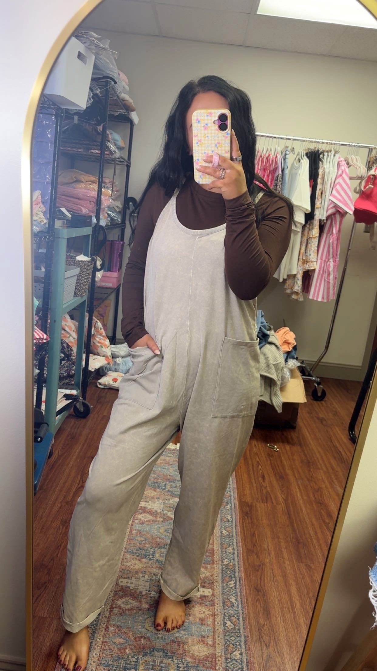 Everyday Jumpsuit- Ash Mocha