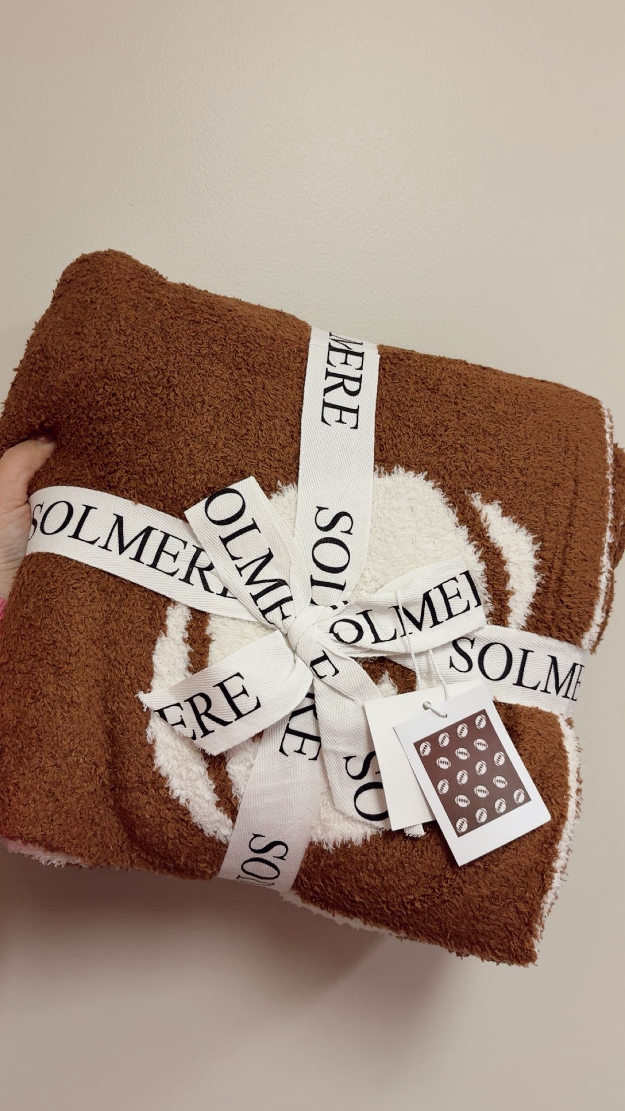 Cozy Cashmere Blanket - Football