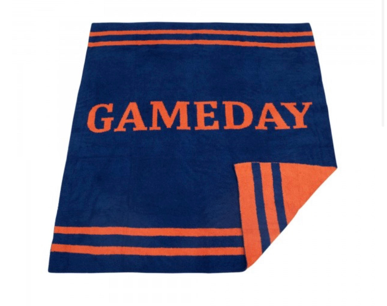 Cozy Cashmere Blanket - Game Day Navy