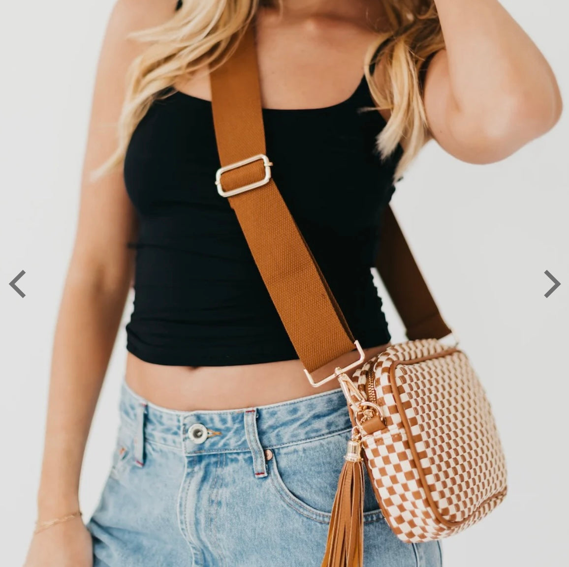 Woven Crossbody Bag