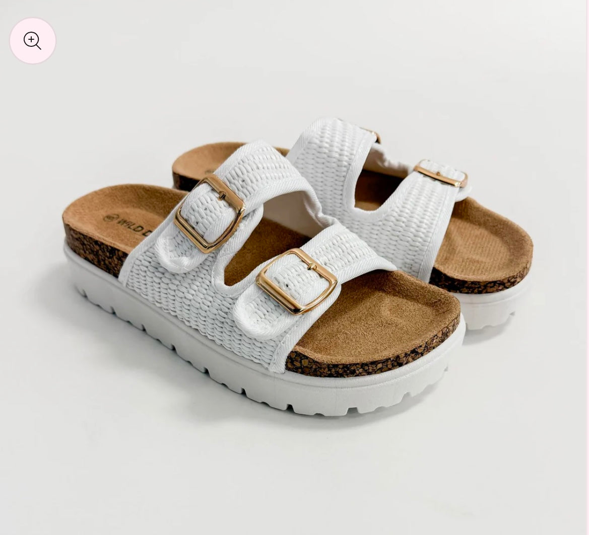 Everyday White Sandals