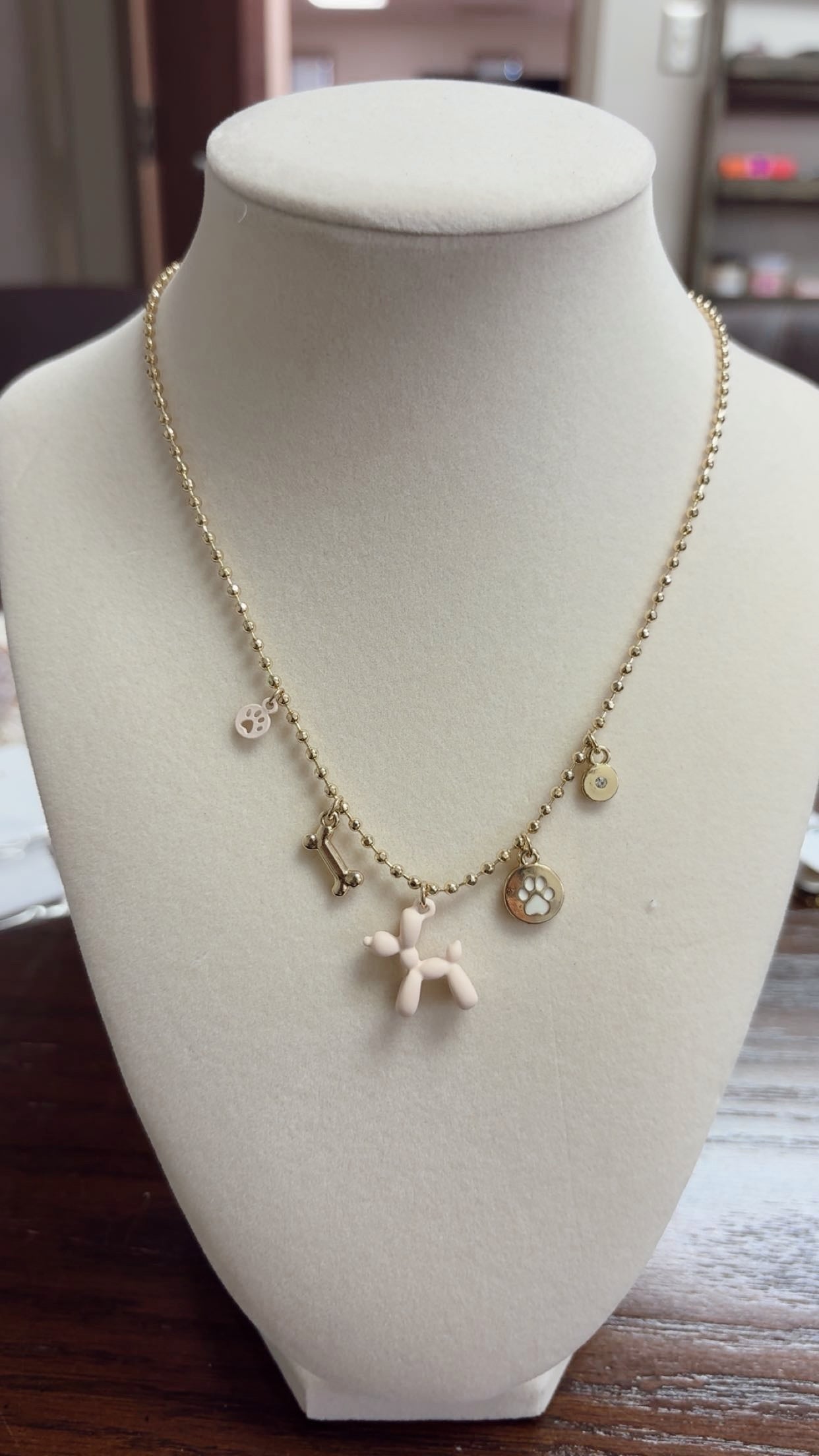 Dog Mama Charm Necklace