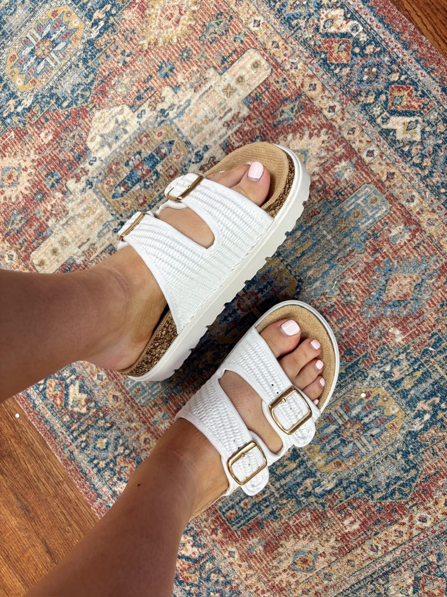 Everyday White Sandals