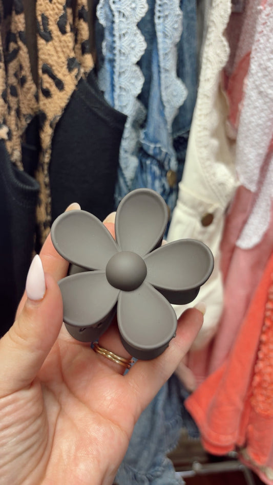 Flower Claw Clip