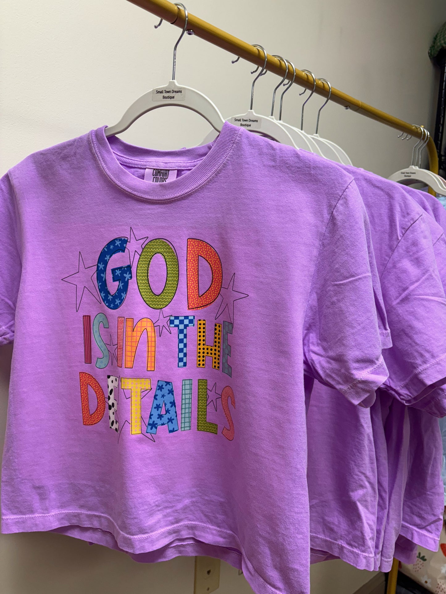 God Is In The Details Boxy Tee