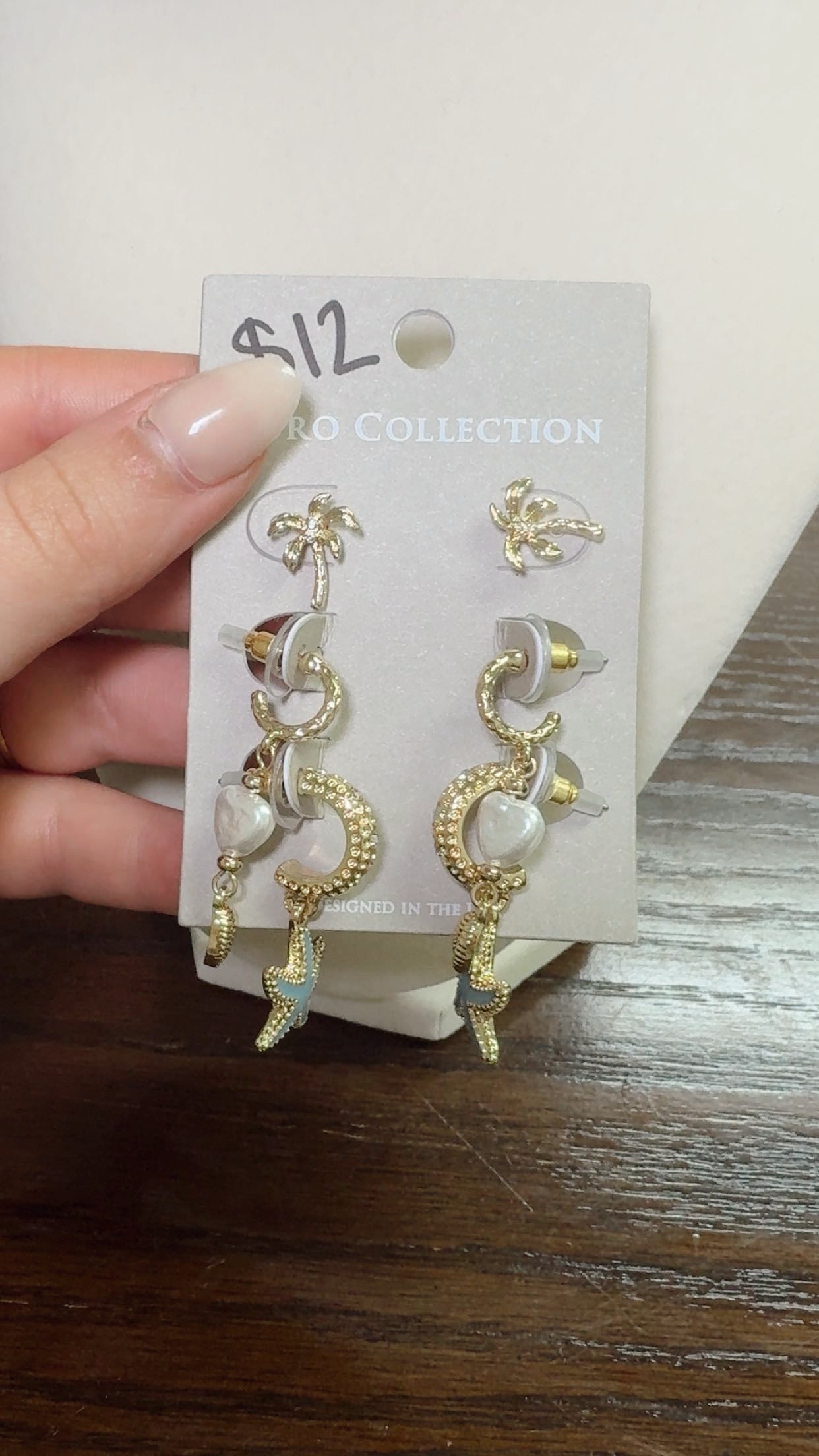 Beach Trio Earring Set
