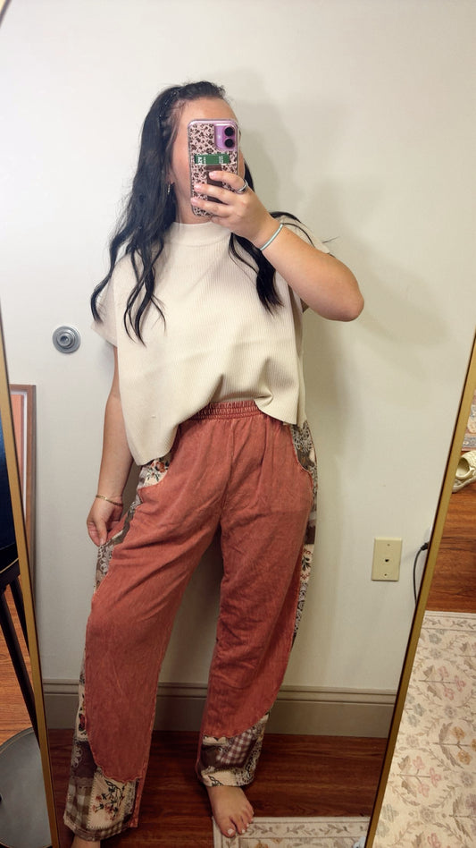 Nostalgia Patchwork Pants