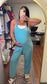 Everyday Jumpsuit - Heather Teal