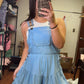 Sunset Swirls Overalls- Blue