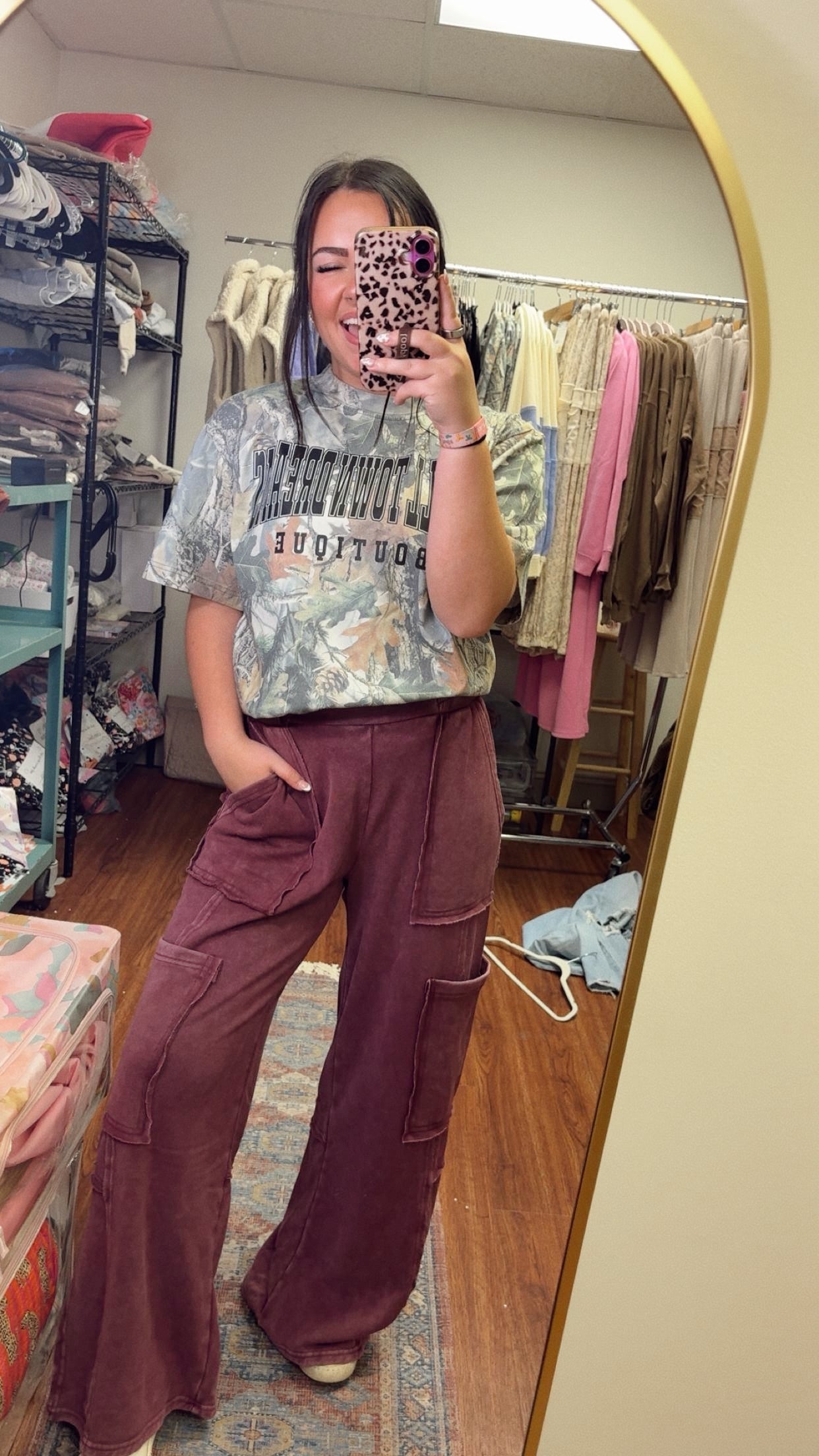 Comfort Is Key Sweatpants- Dark Cherry