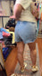Love To Lounge Shorts - Dusty Blue